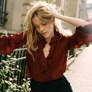 Dôen NWT Hardy Top in Deep Crimson Size M